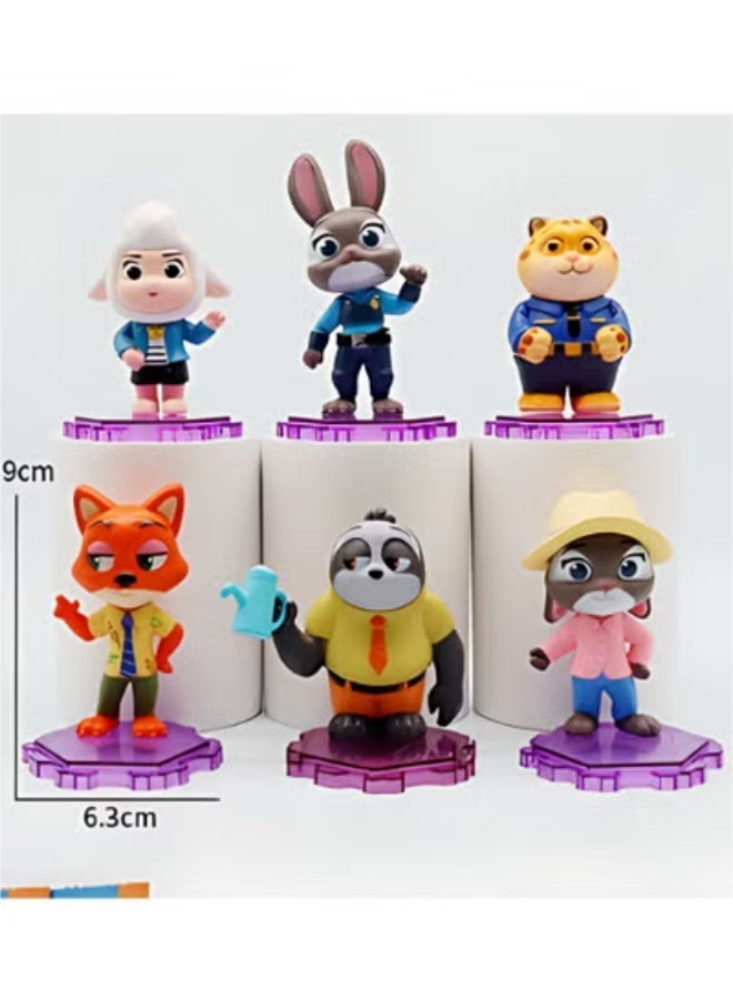 XiaoGiqi تماثيل سلسلة زوتوبيا تماثيل كرتونية أنيقة تماثيل أنمي بضائع الفيلم - Image 2